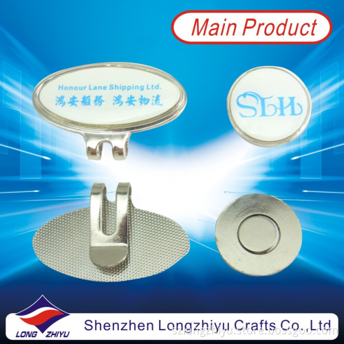 Metal Golf Clip with Magnet Ball Maker (LZY-2013000011)